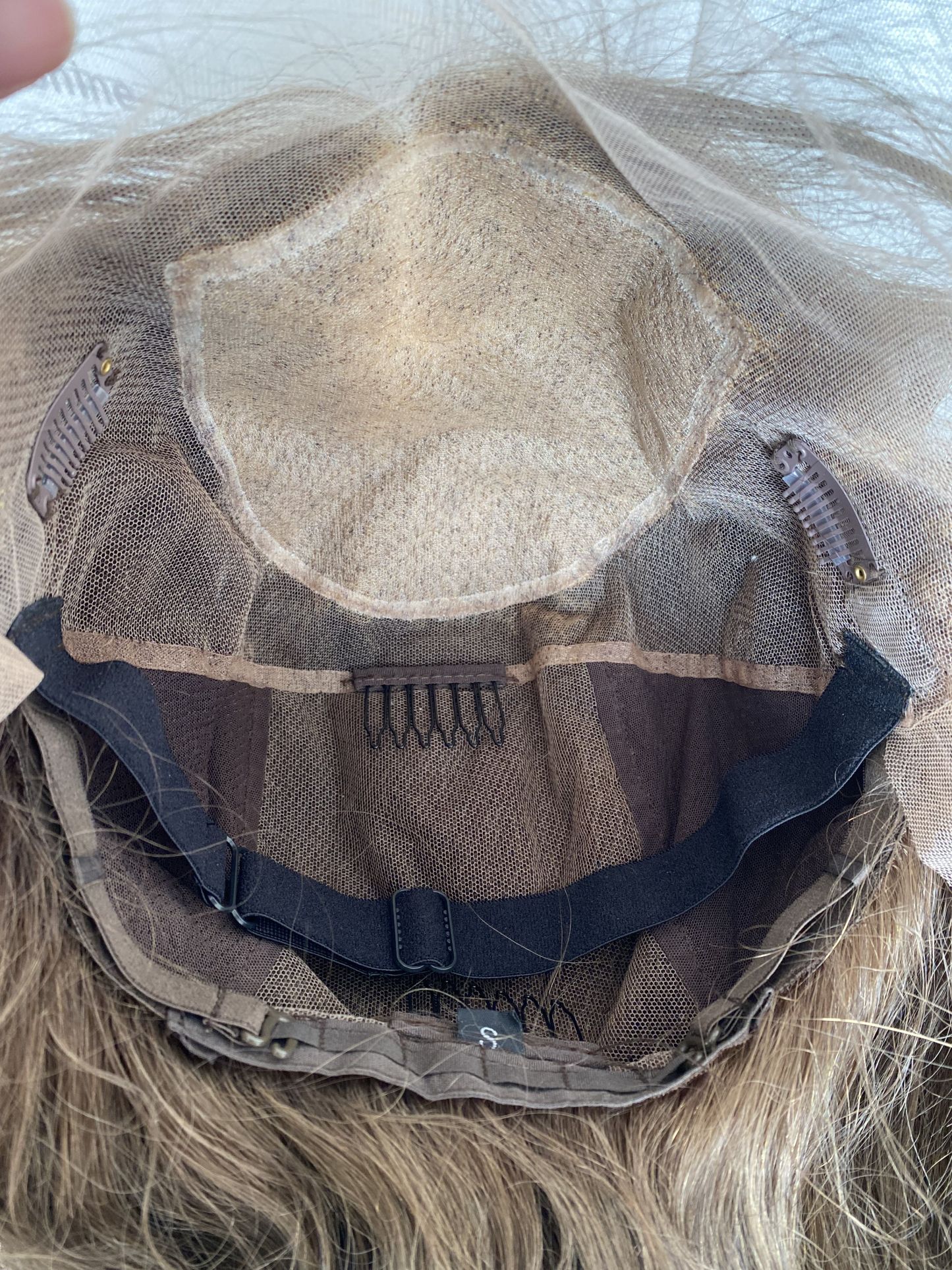 Best Long Wavy 100% Remy Human Hair Silk Top Full Lace Wigs Natural Base With Brown Highlights Human Hair Wig