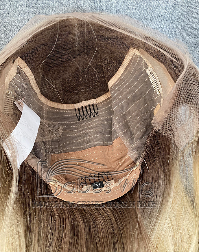 Luxury Wig 100% Virgin Human Hair Wigs Glueless Lace Front Wigs -BabesWIG