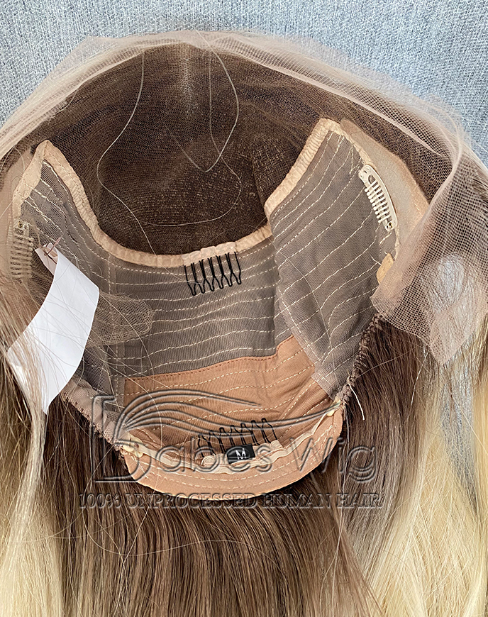 Luxury Wig 100% Virgin Human Hair Wigs Glueless Lace Front Wigs -BabesWIG