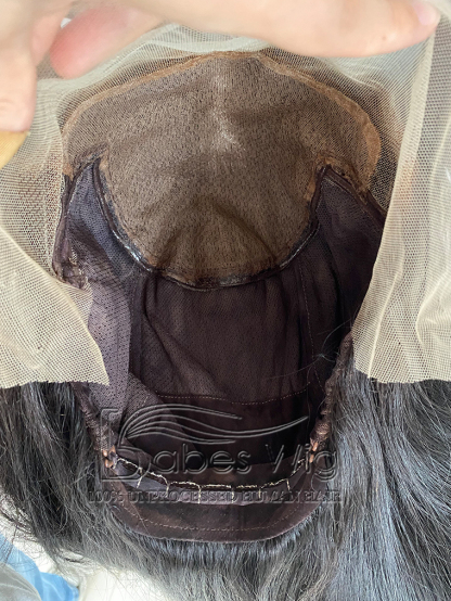 Dark Brown Silky Straight 100% Human Hair Full Elastic Cap Featuring a Silk Top for a Natural Look