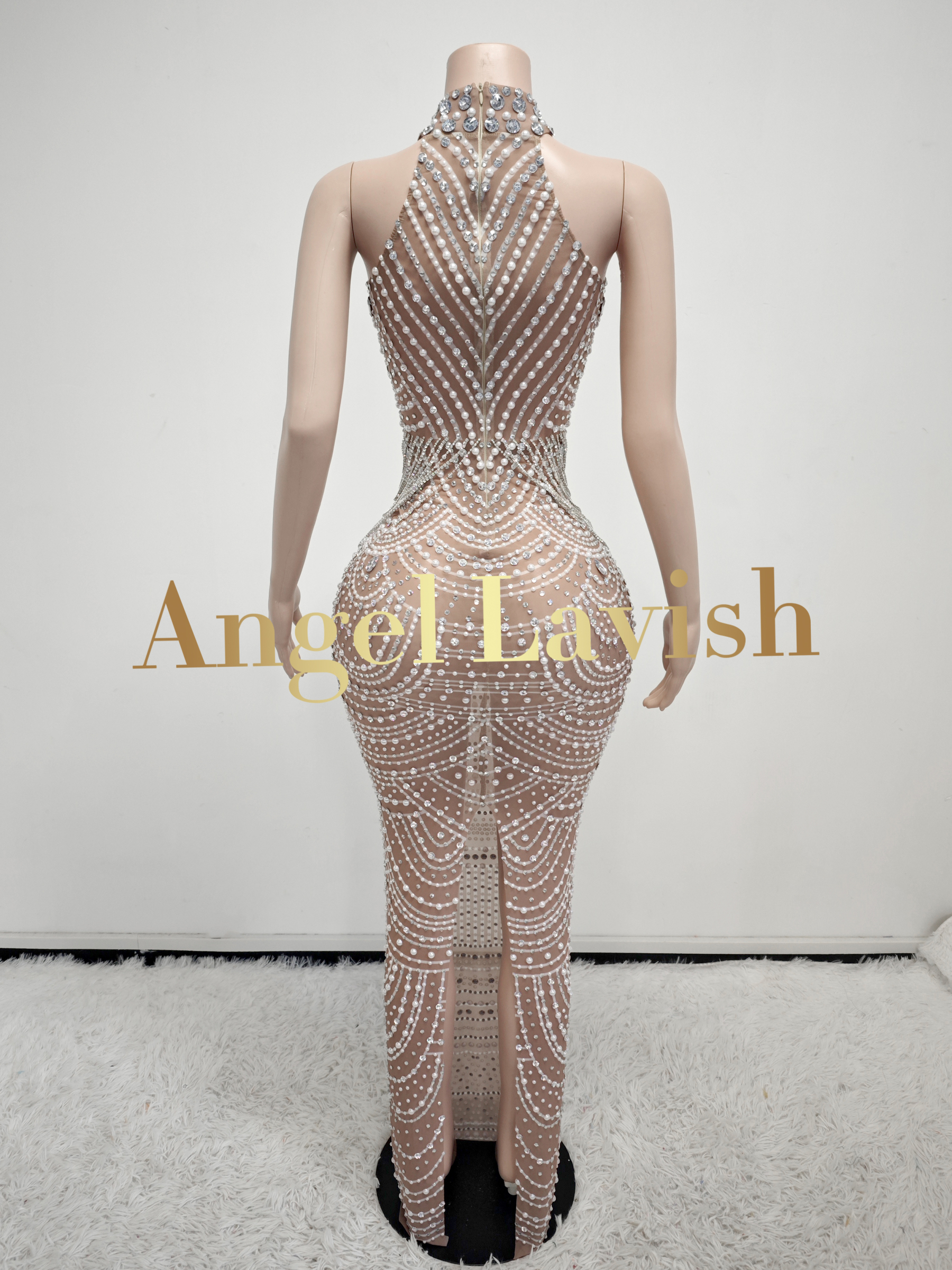 Silver Long Dress FX240931