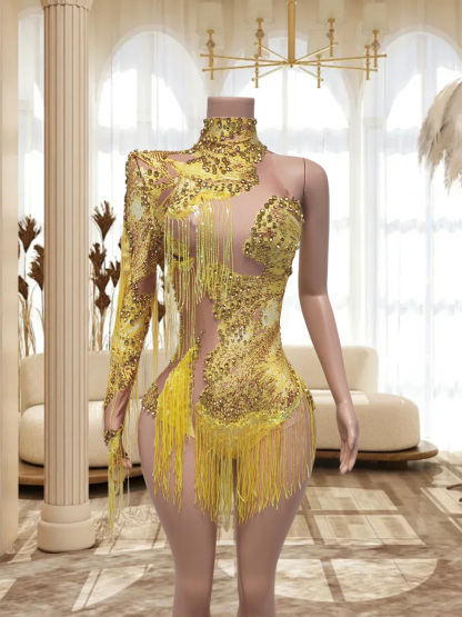 Gold Jumpsuit FX241044