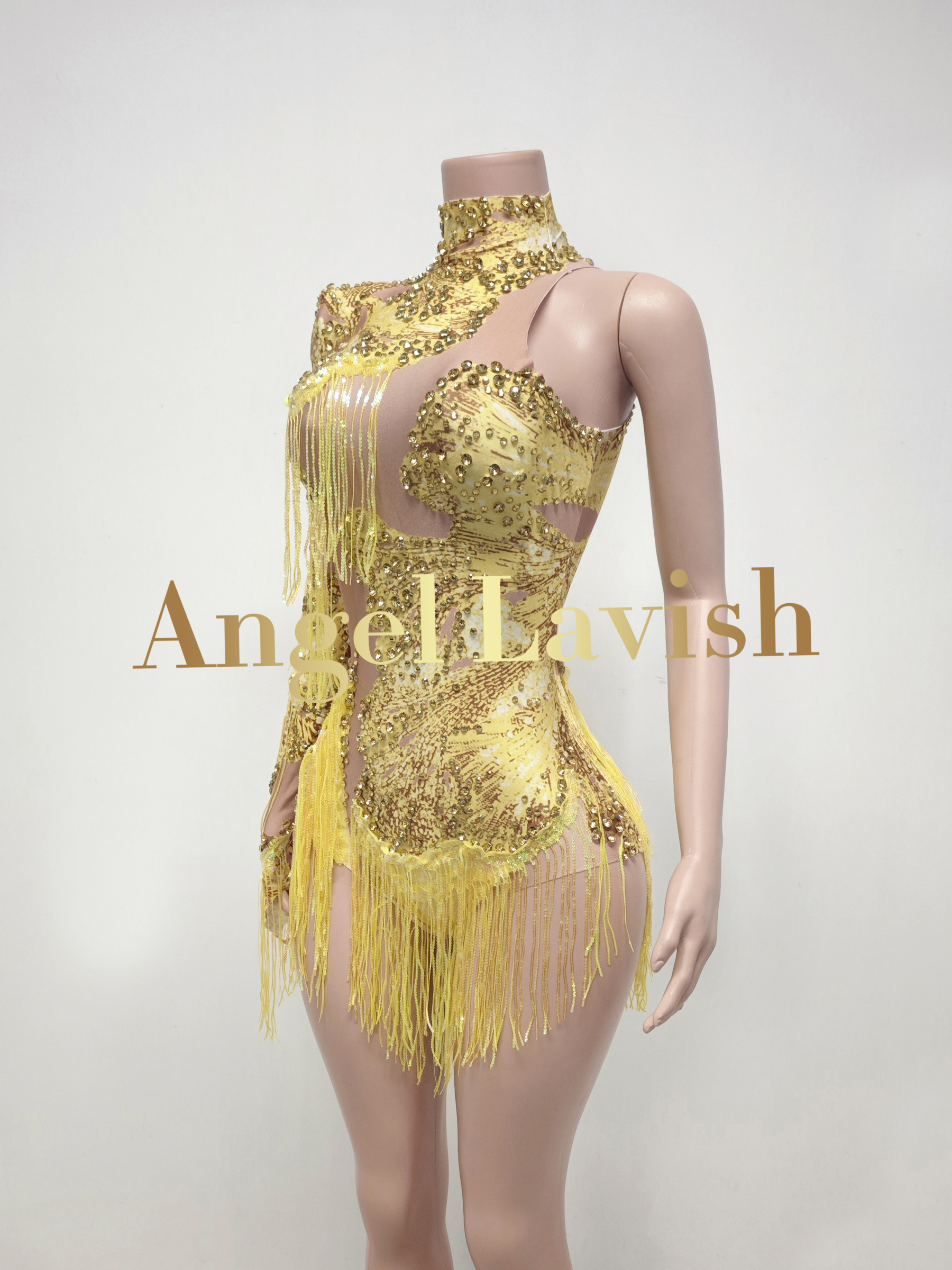 Gold Jumpsuit FX241044