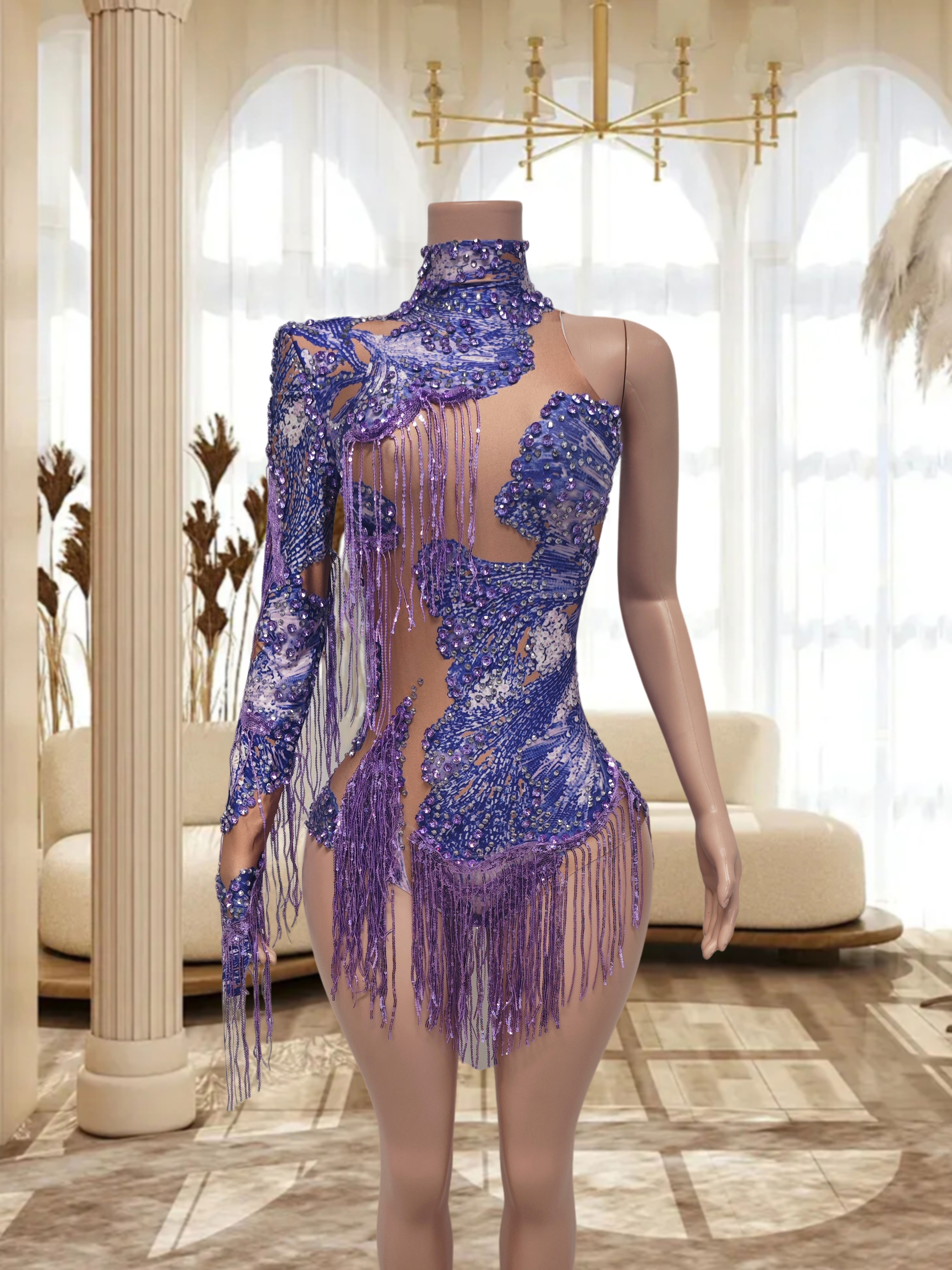 Purple Jumpsuit FX241044