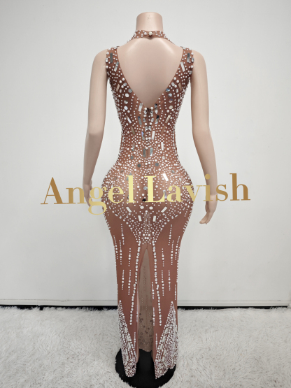 Gold Long Dress FX241105