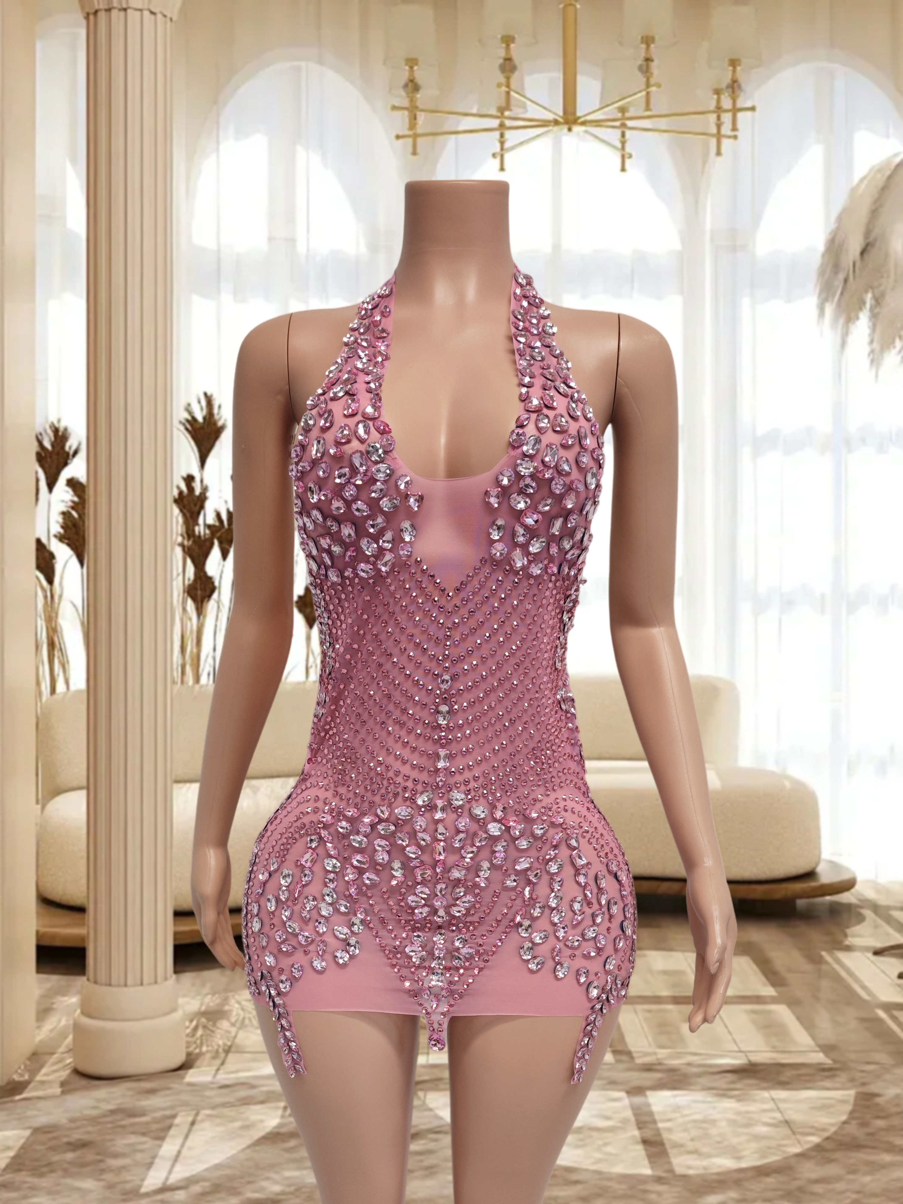 Pink Mini Dress FX241133