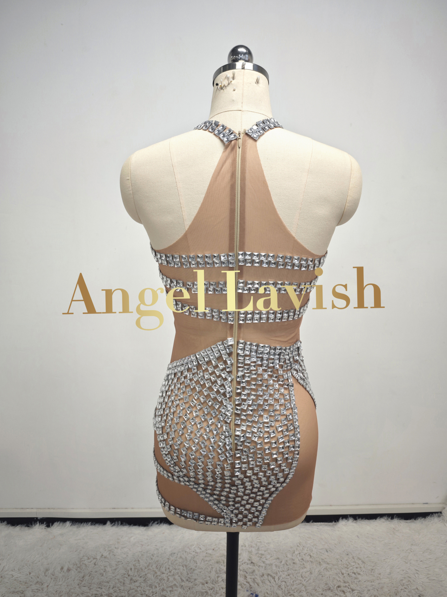 Silver Mini Dress FX241136