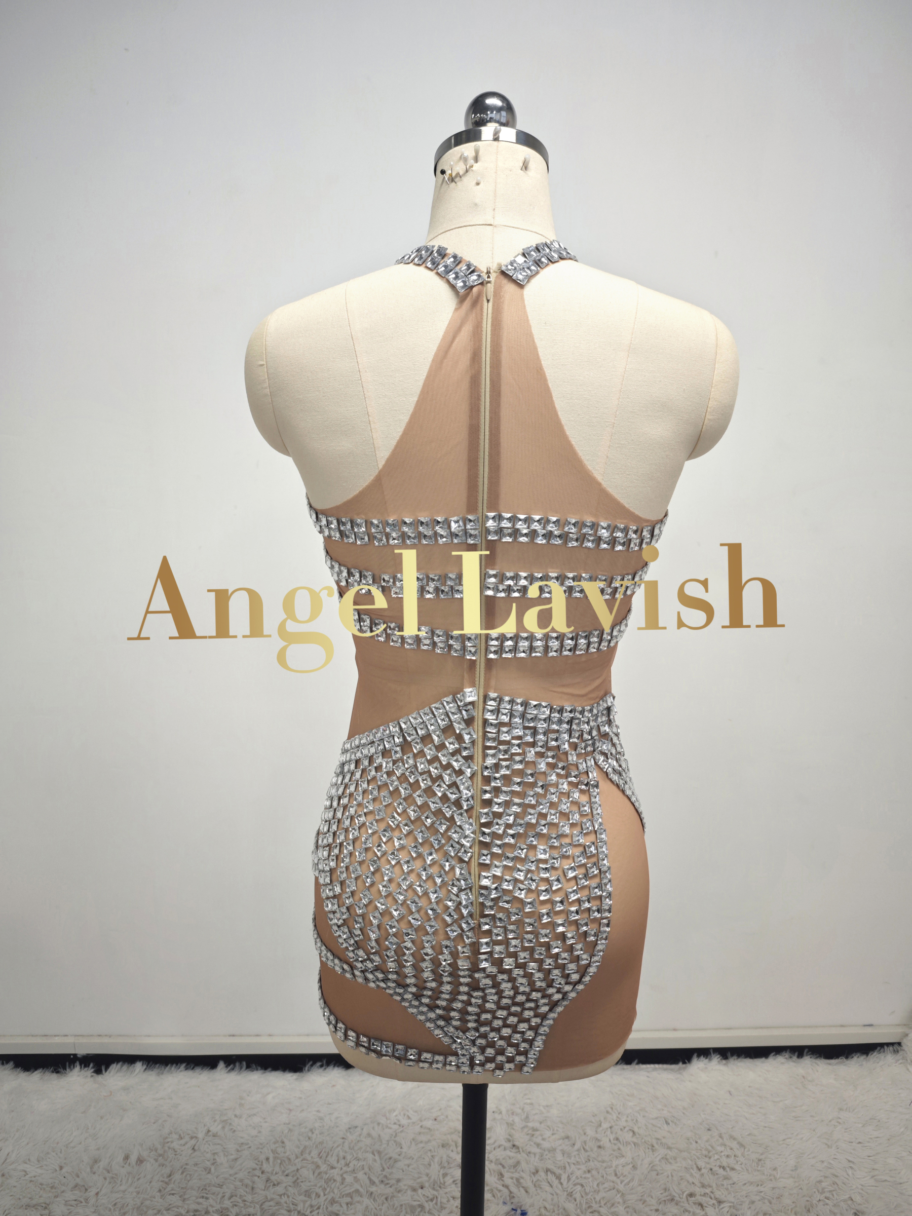 Silver Mini Dress FX241136