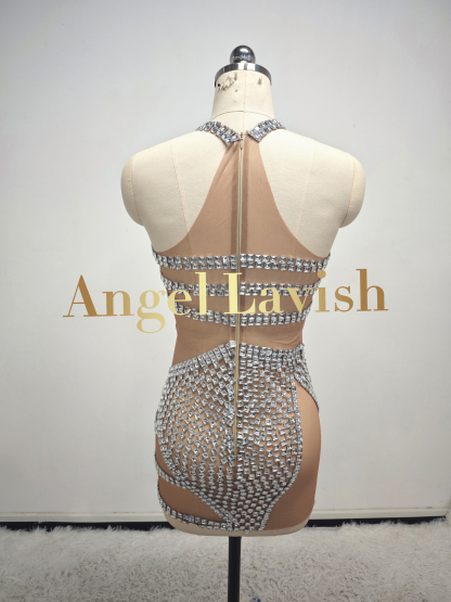 Silver Mini Dress FX241136