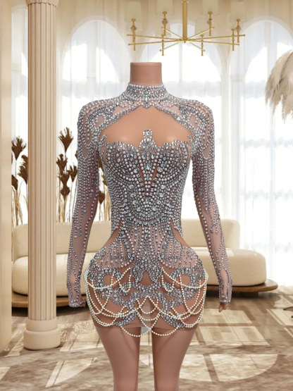 Silver Mini Dress FX250236