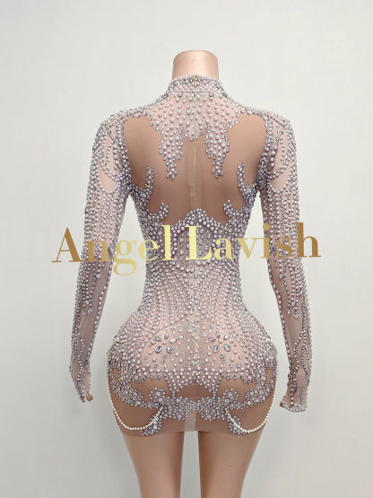 Silver Mini Dress FX250236