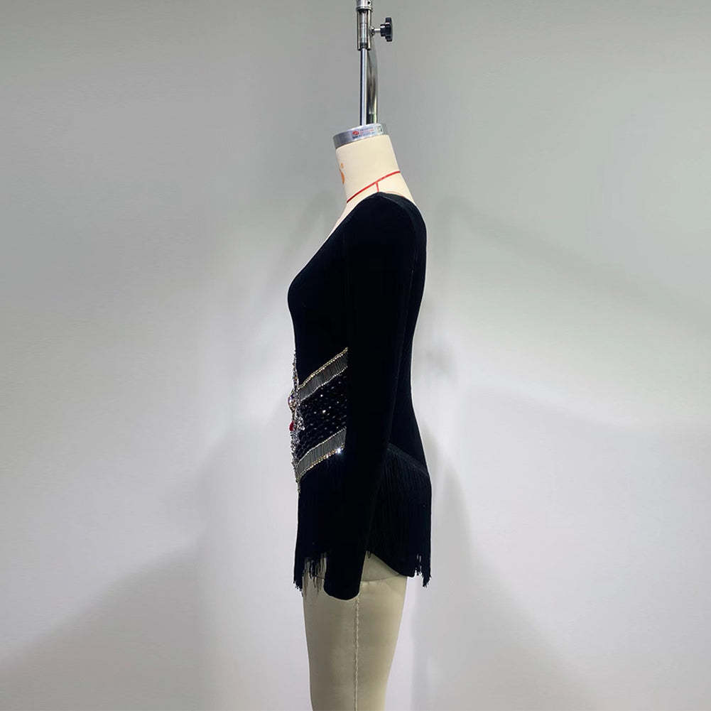 Black Bodycon Dress HT822