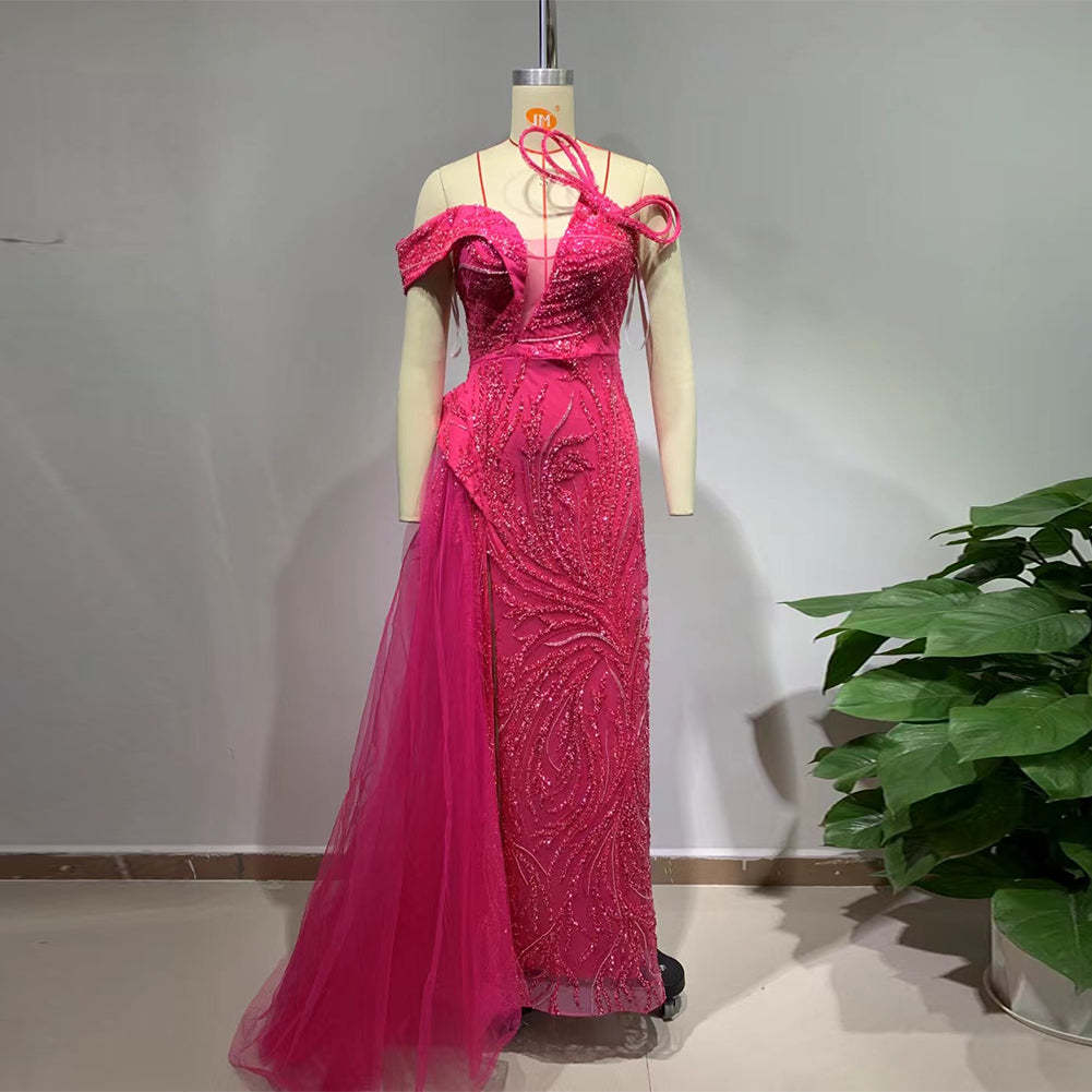 Rose Red Bodycon Dress HT925