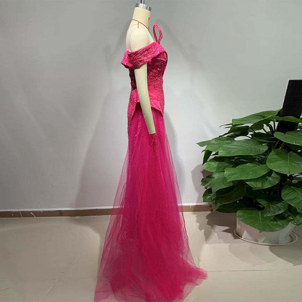 Rose Red Bodycon Dress HT925