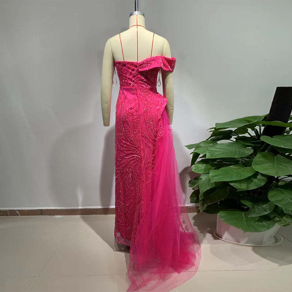 Rose Red Bodycon Dress HT925