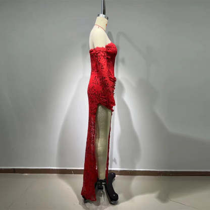 Red Bodycon Dress HT963
