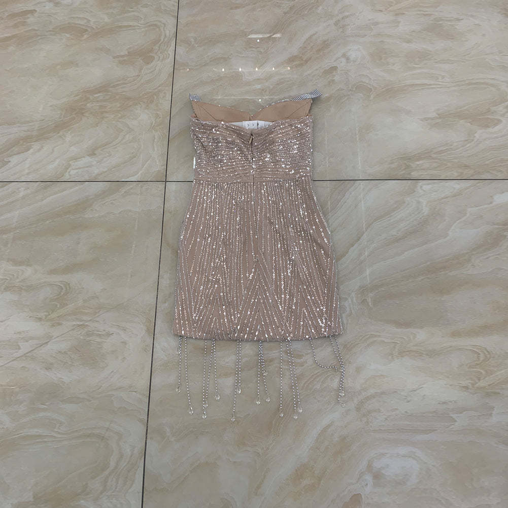 Apricot Bodycon Dress HT968