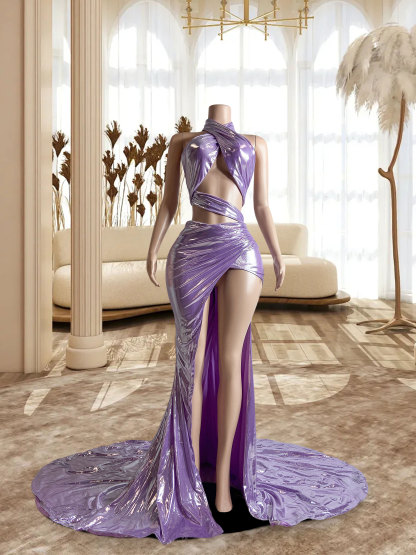 Light Purple Gowns LF2409009
