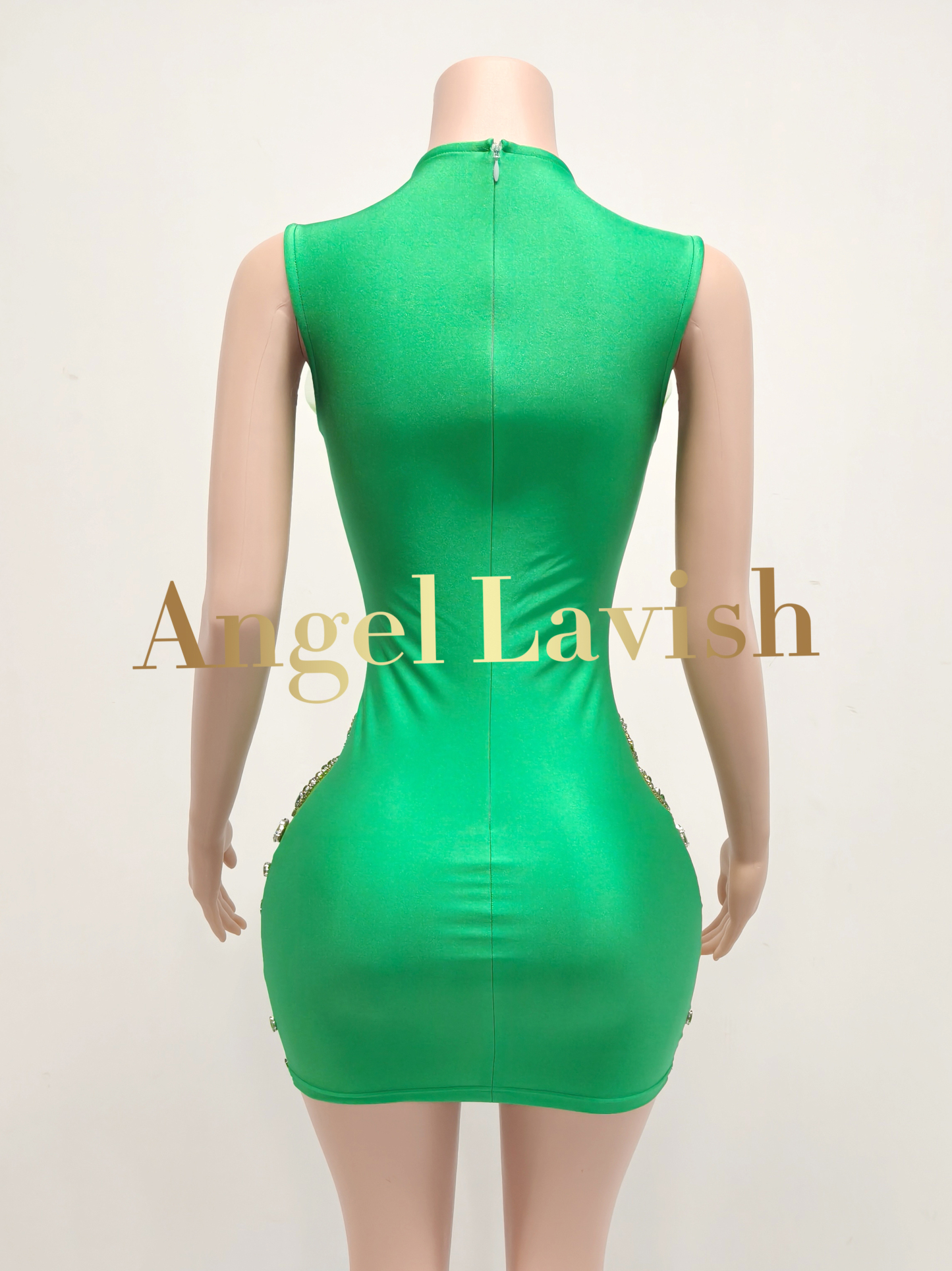 Green Mini Dress TH0826001