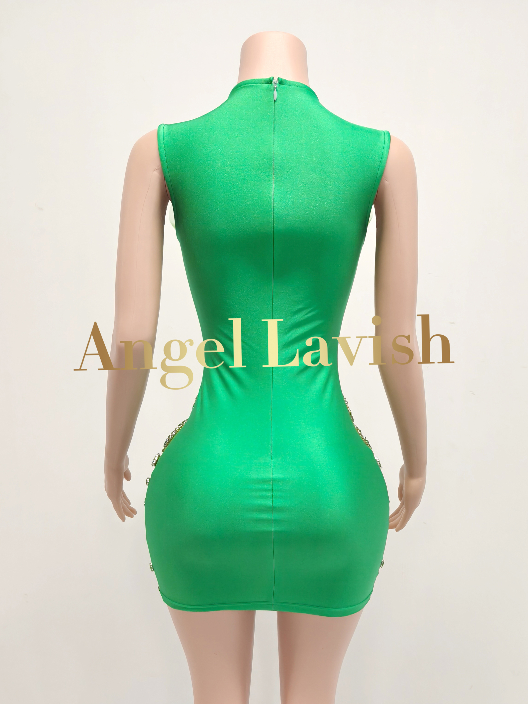 Green Mini Dress TH0826001