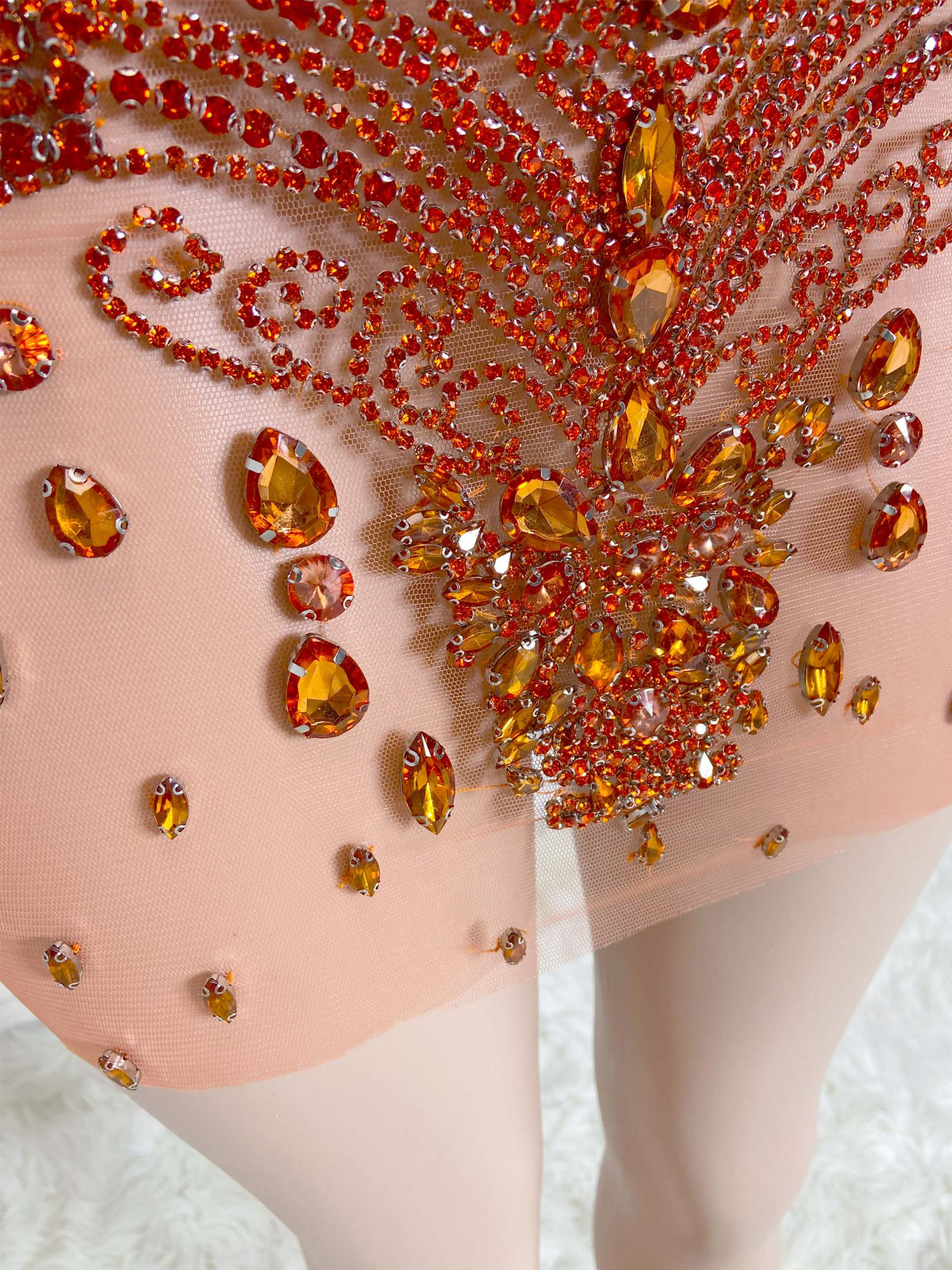 Vibrant Sunset Dress