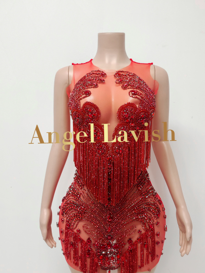 Red Mini Dress TH0826002