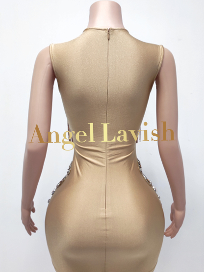 Rose Gold Mini Dress TH0826002