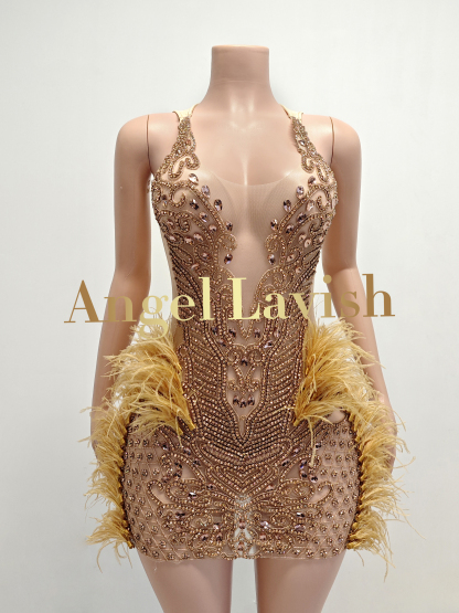 Rose Gold Mini Dress TH0826006