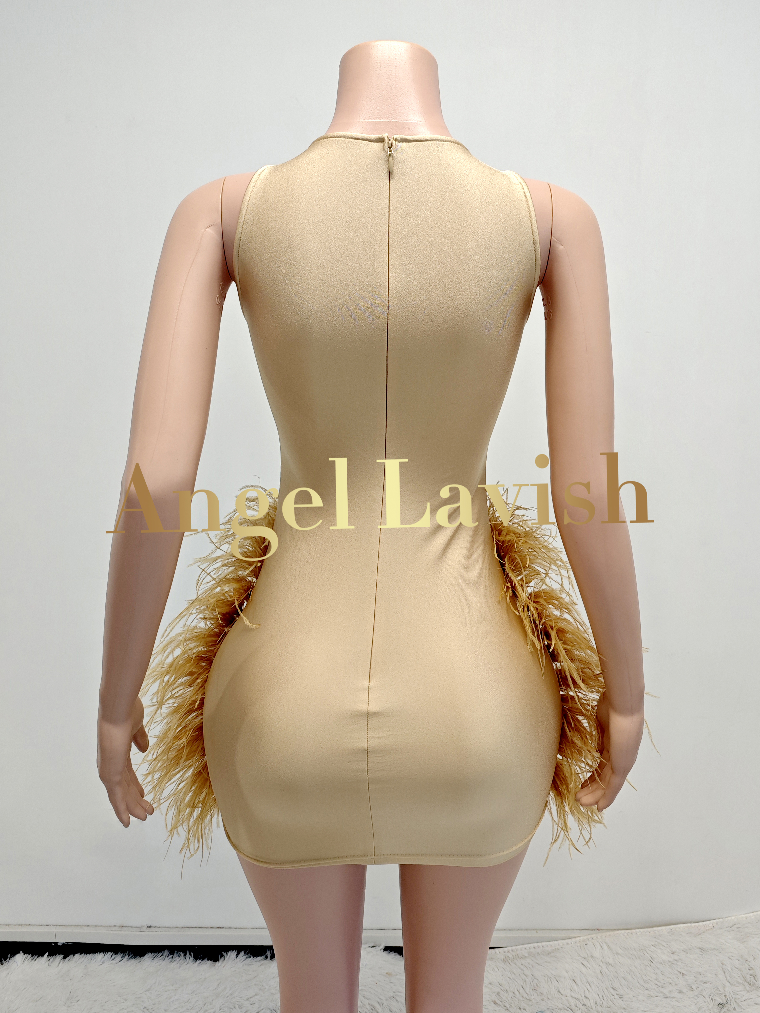 Rose Gold Mini Dress TH0826006