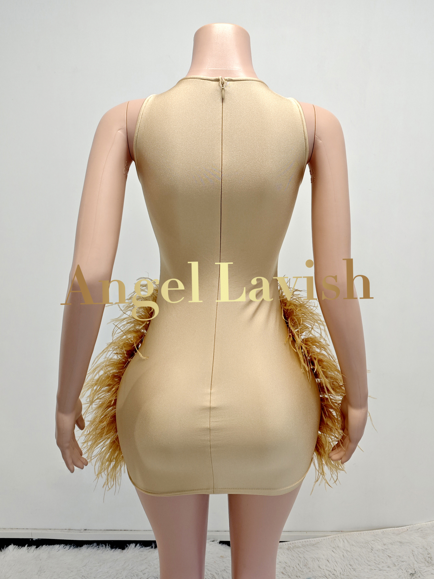 Rose Gold Mini Dress TH0826006