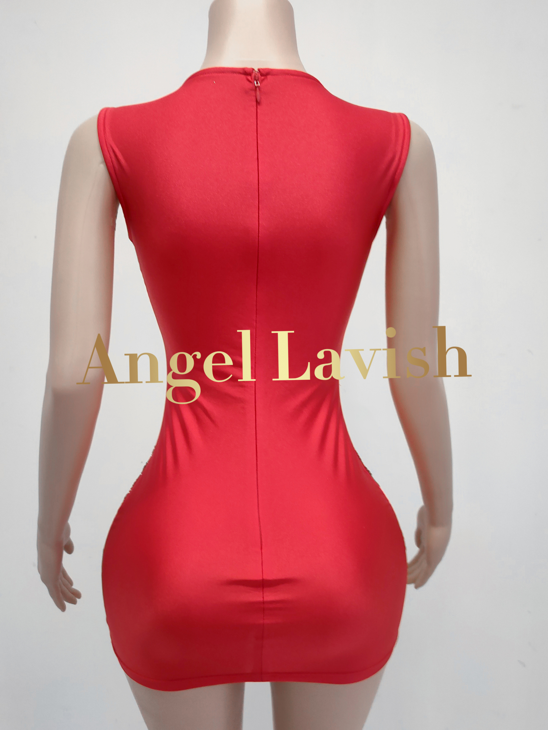 Red Mini Dress TH082600810