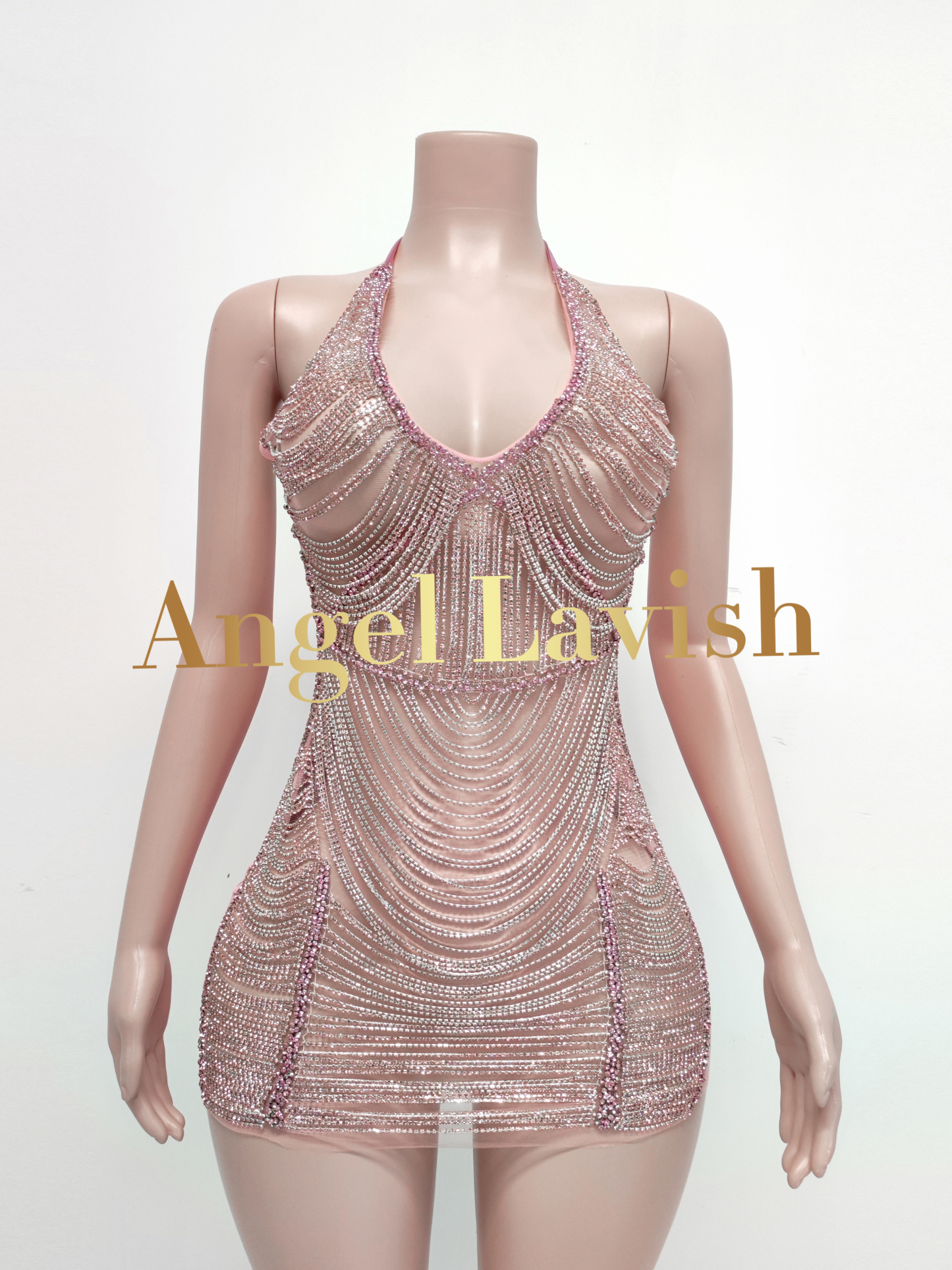 Pink Mini Dress TH0826030