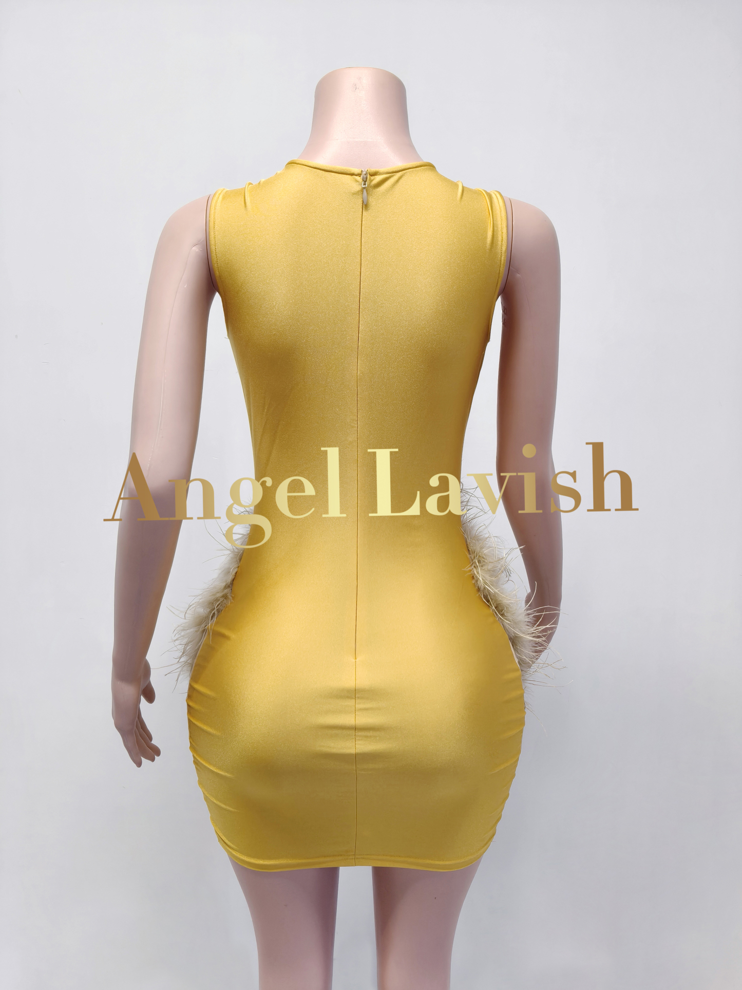 Gold Mini Dress TH0826031