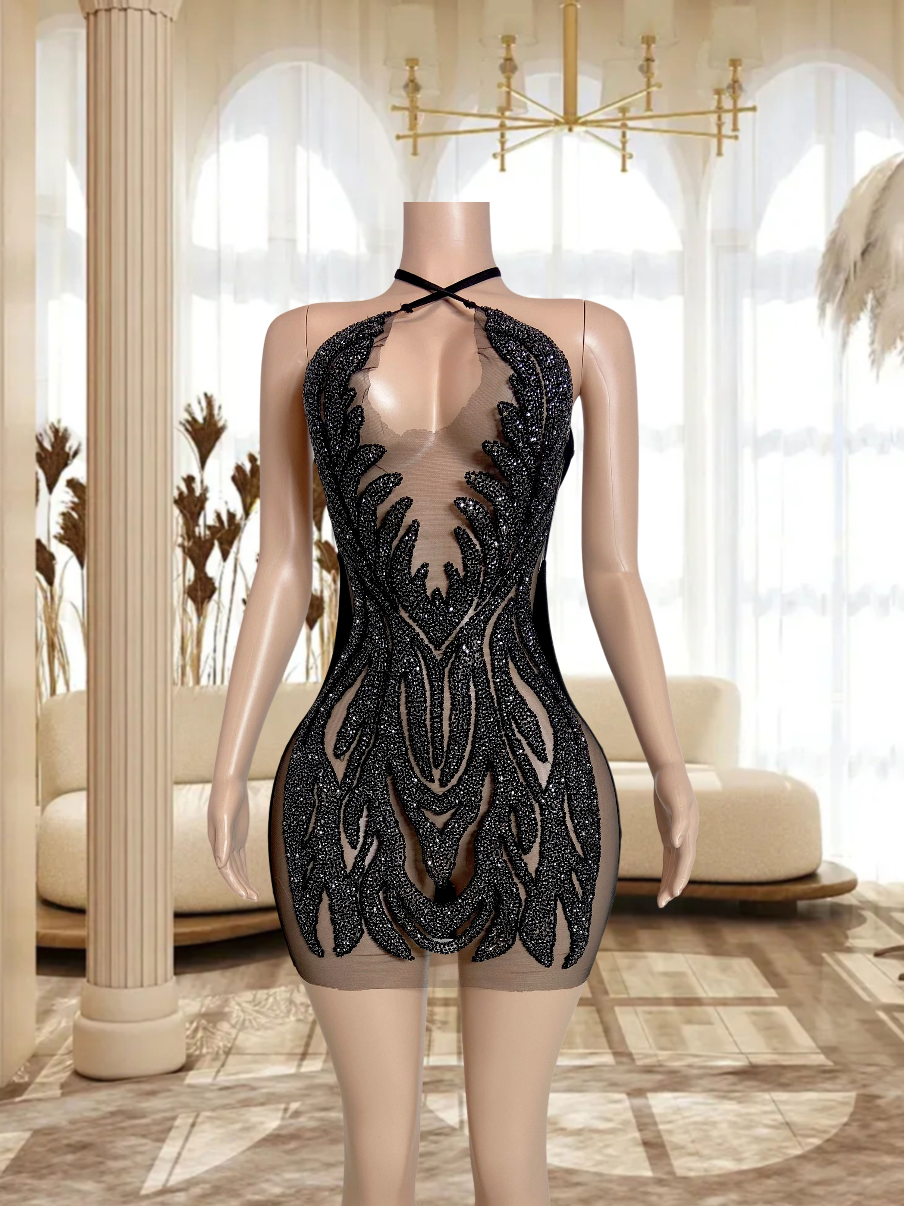 Nocturnal Elegance Dress