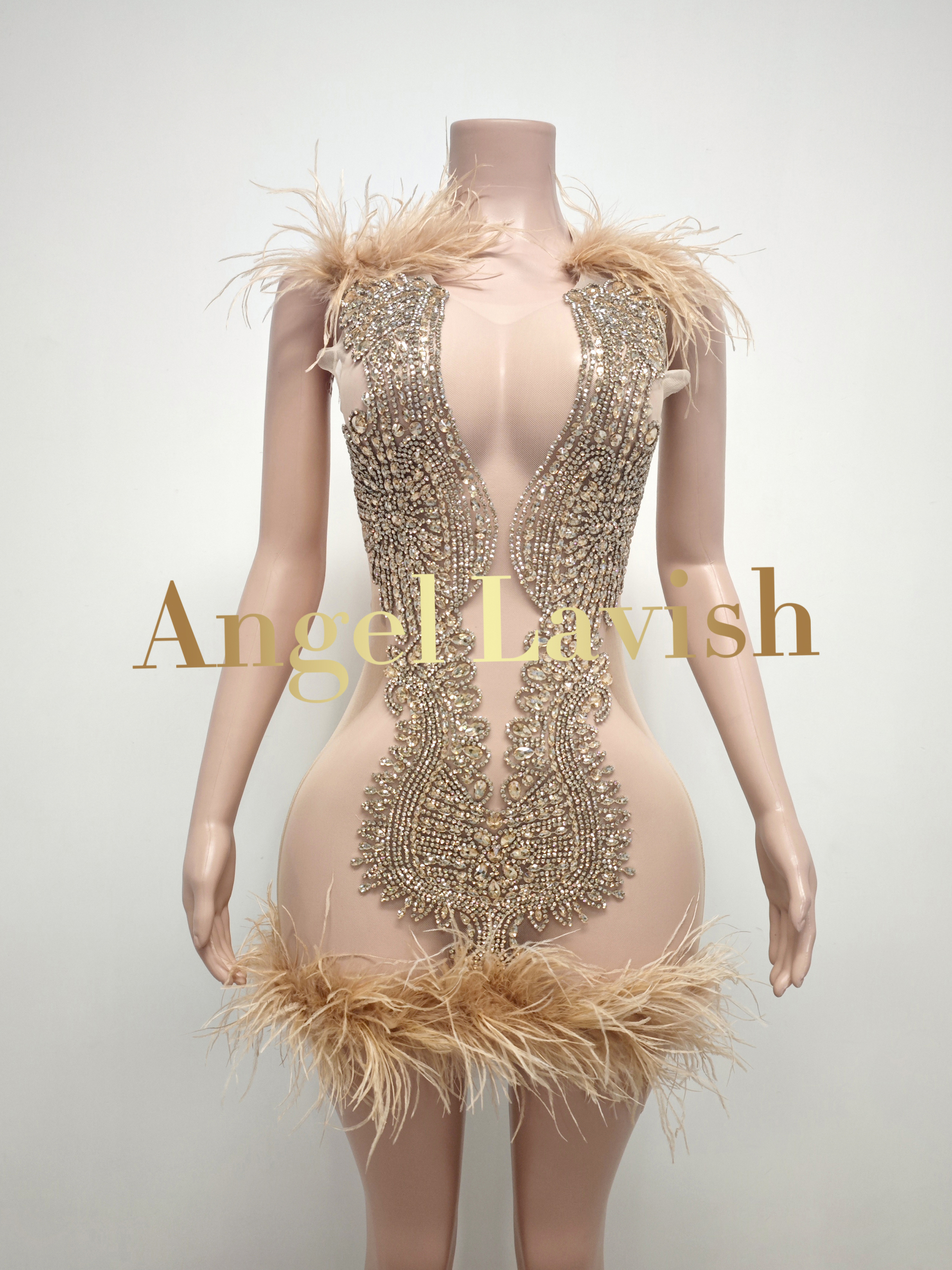 Champagne Mini Dress TH0916003