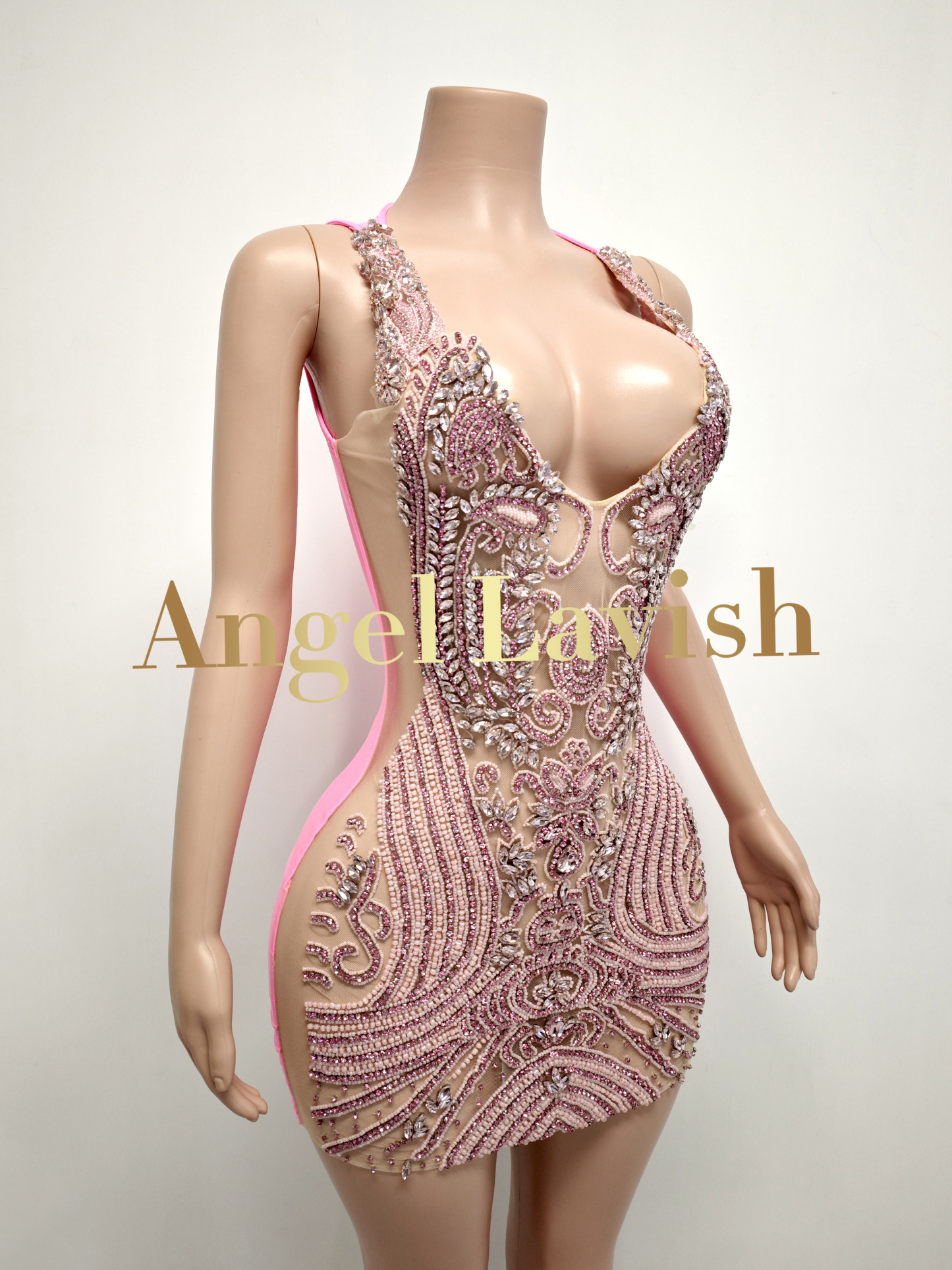 Pink Mini Dress TH0916024