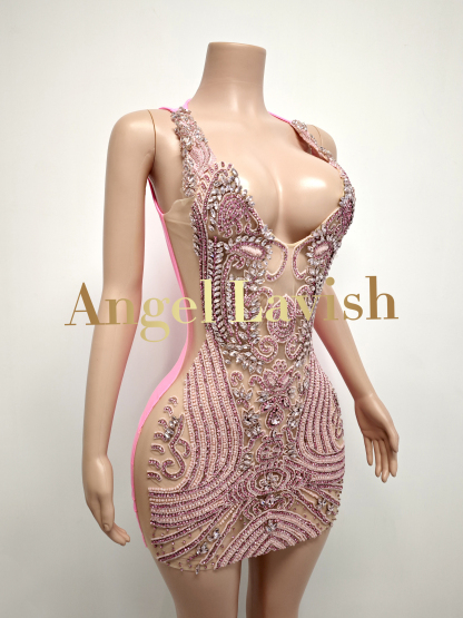 Pink Mini Dress TH0916024