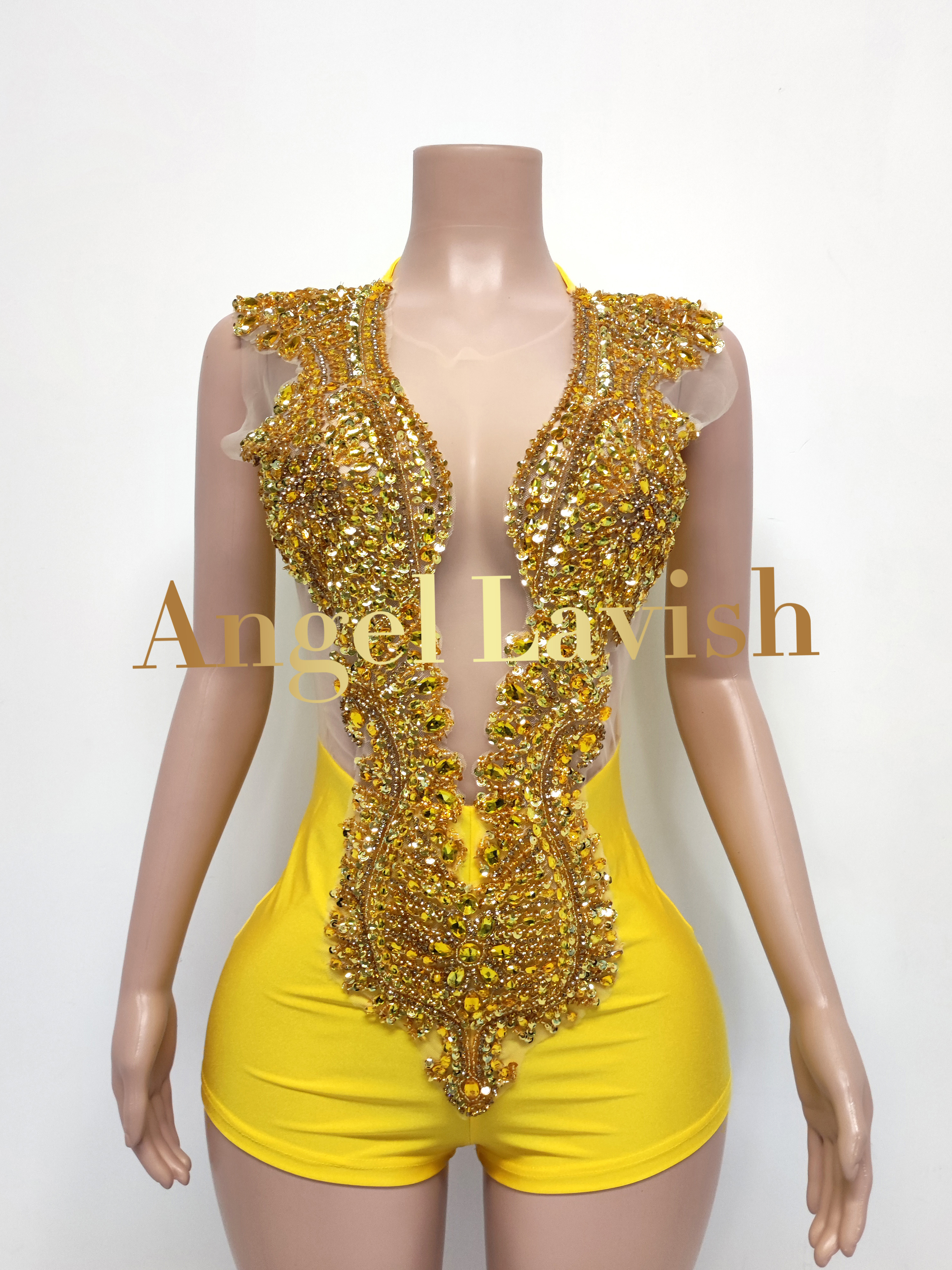 Yellow Playsuit TH202212131
