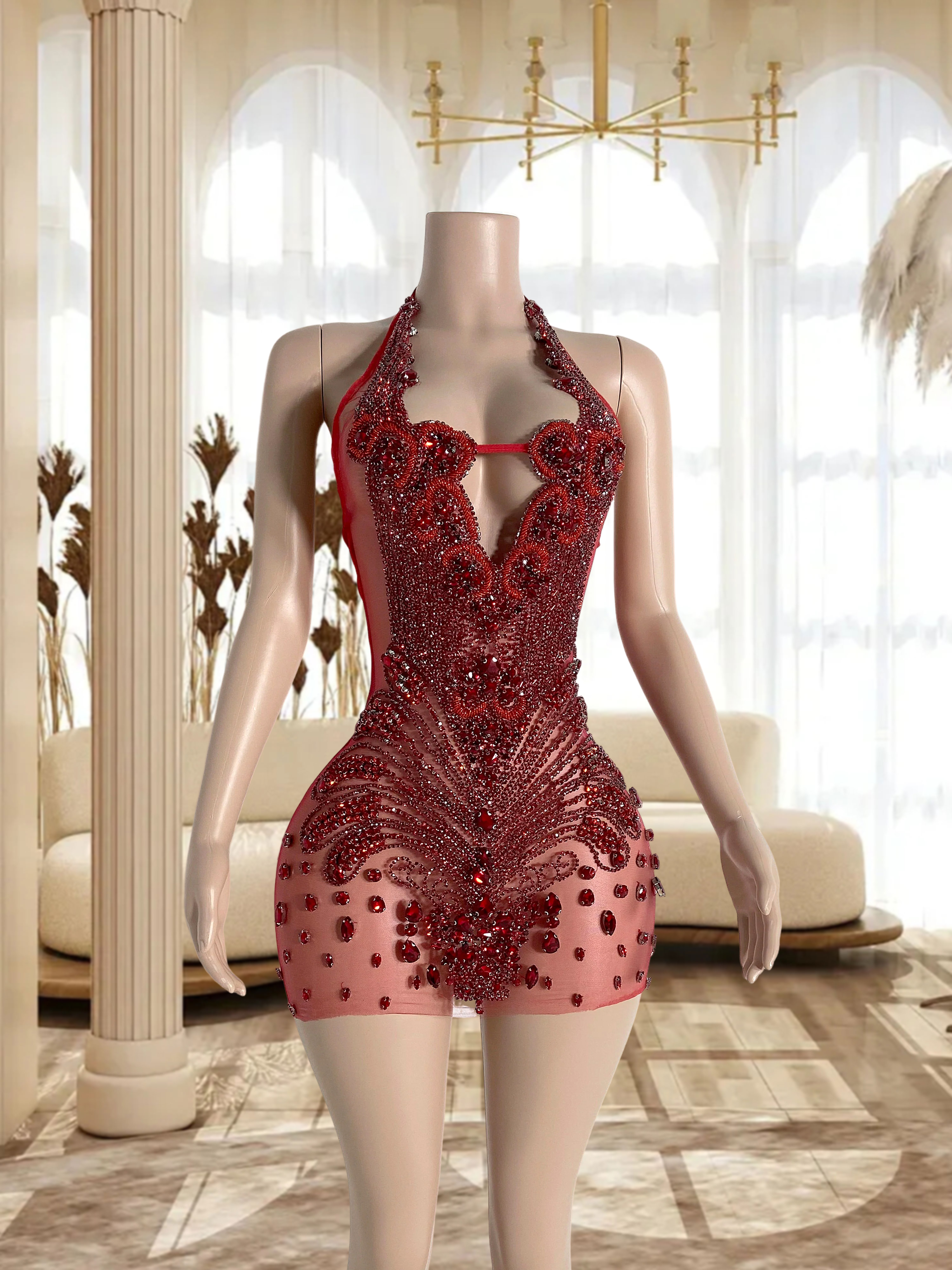 Red Hot Exudes Sultry Dress