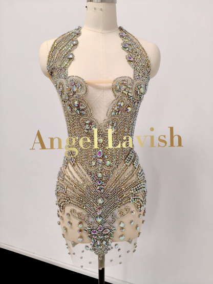 Silver Mini Dress TH23030305