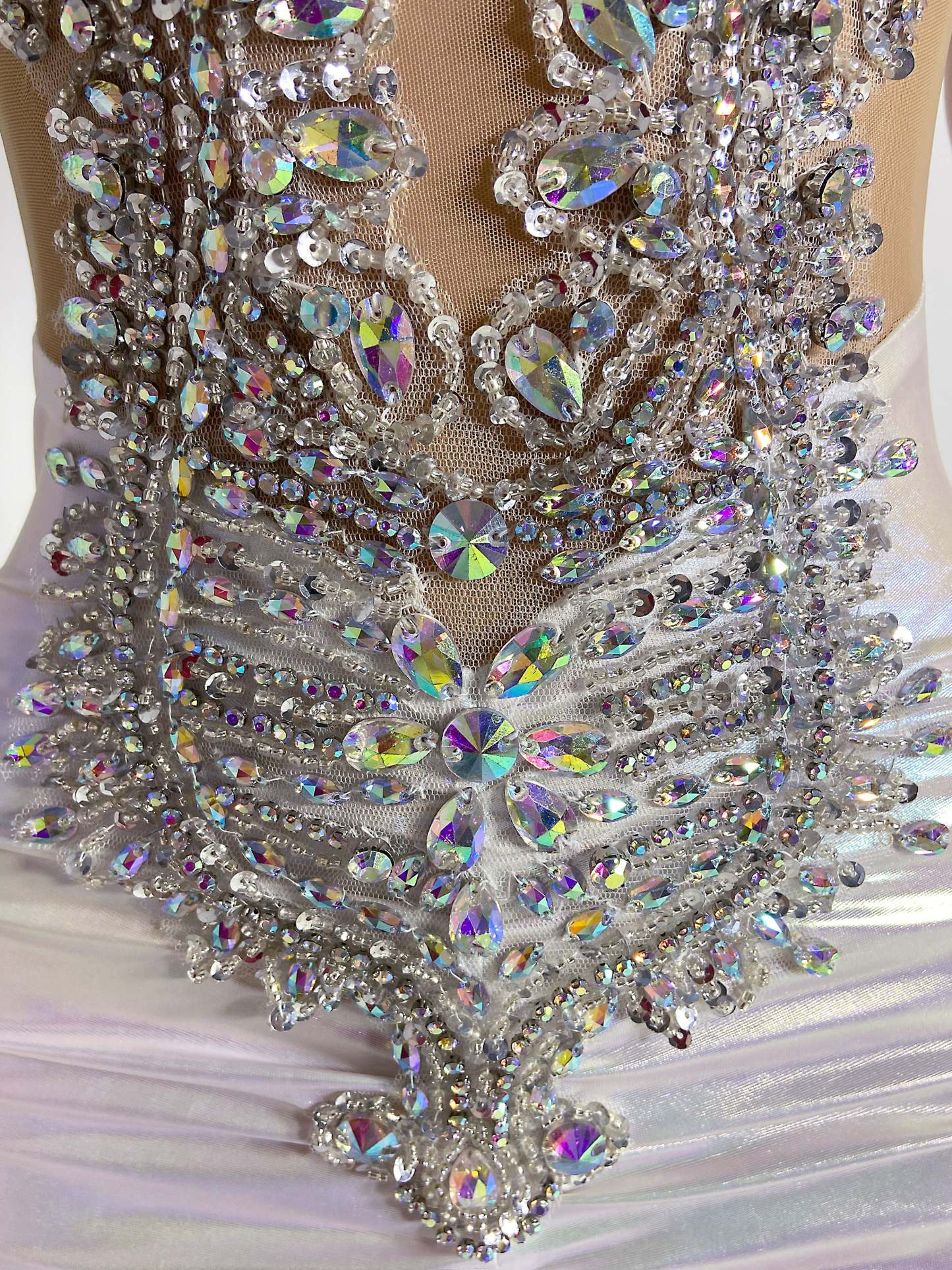 Silver Glitter Stone Dress