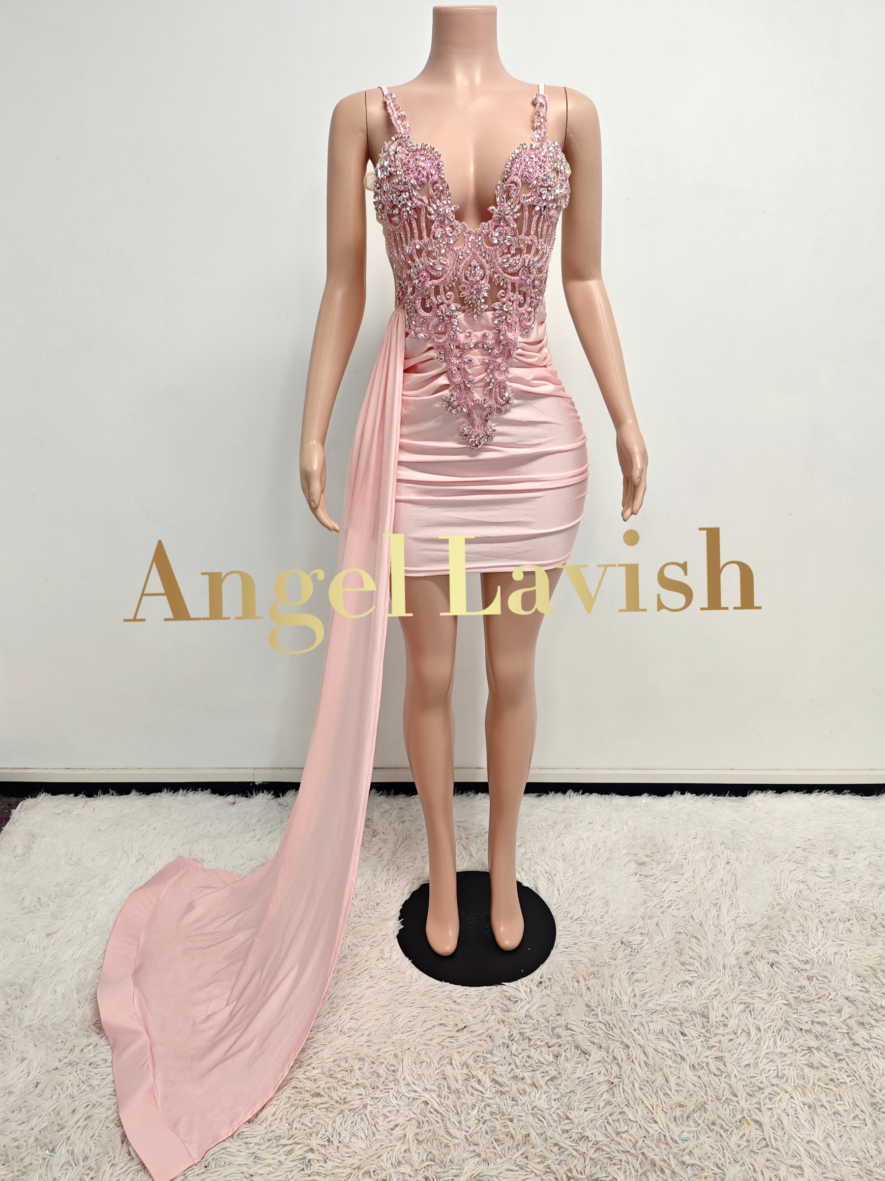 Pink Mini Dress TH23042002