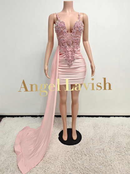 Pink Mini Dress TH23042002