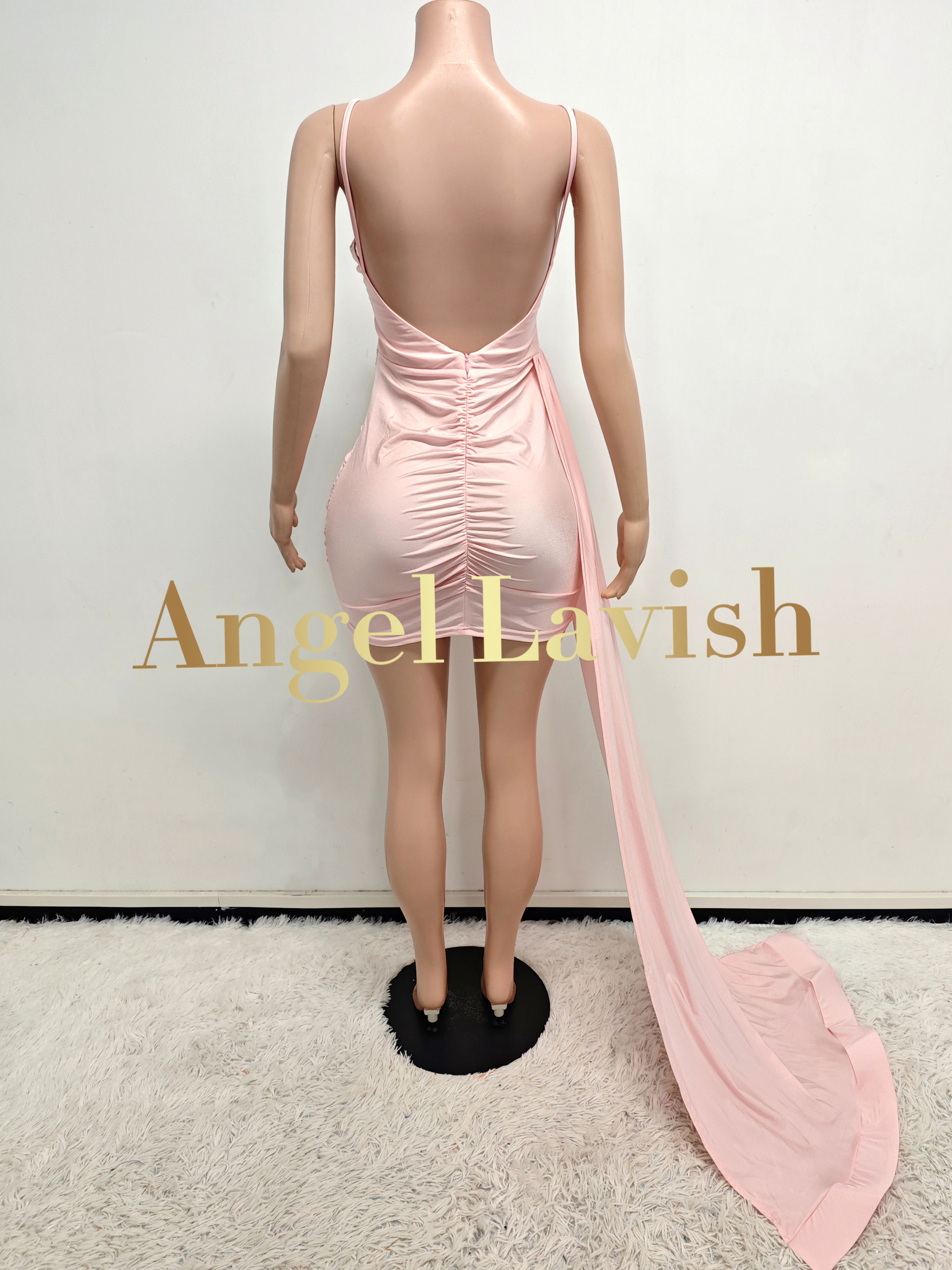 Pink Mini Dress TH23042002