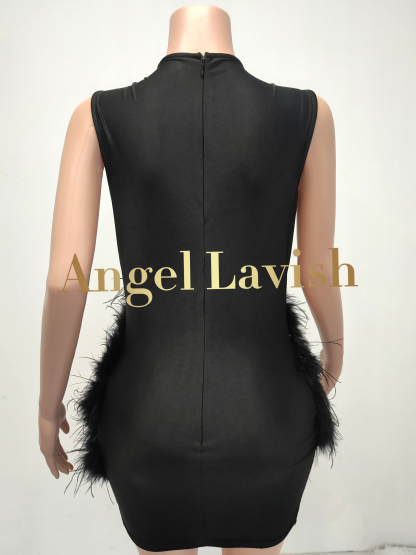 Black Mini Dress TH23042501