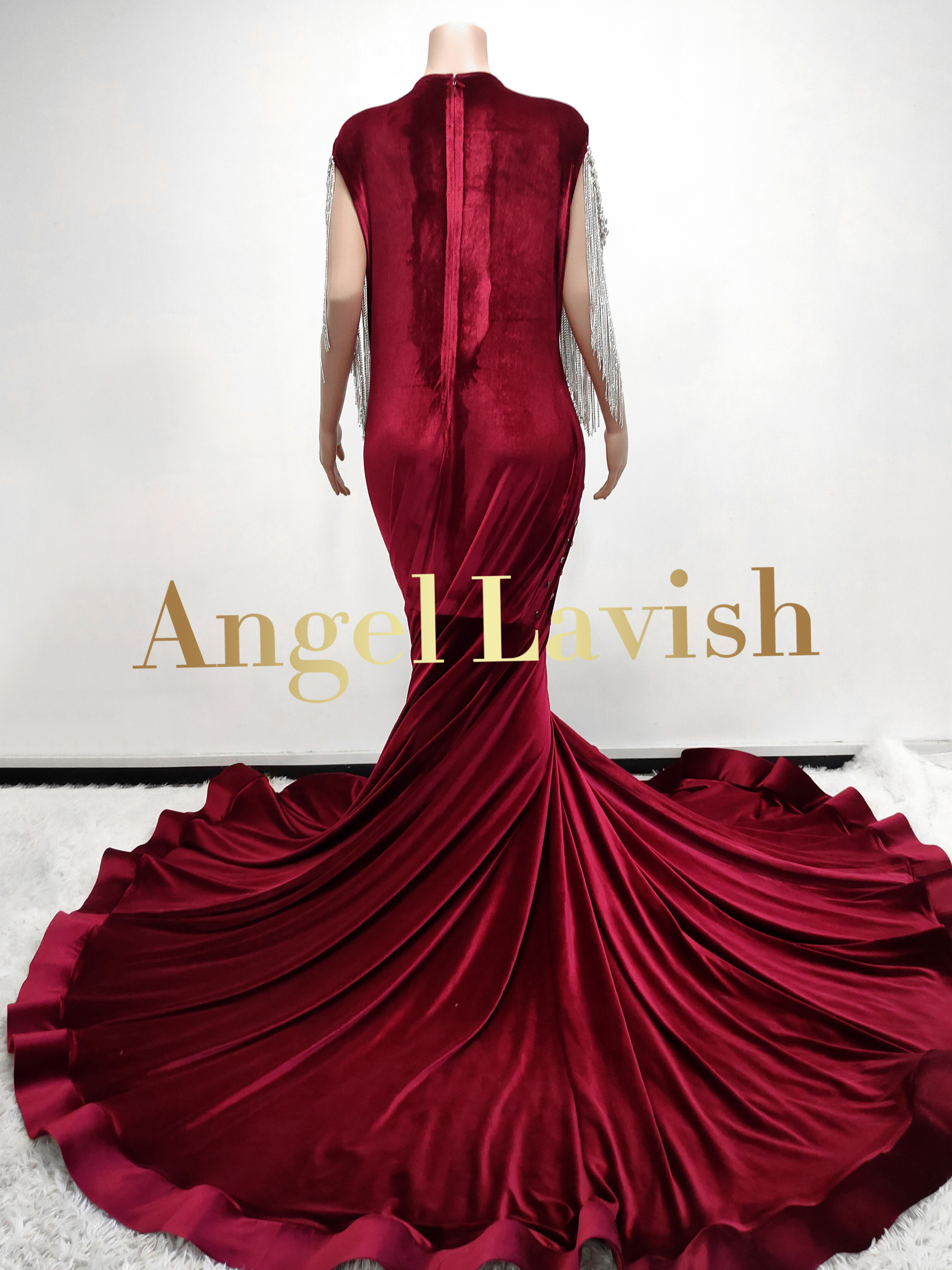 Wine Red Gowns TH23053008