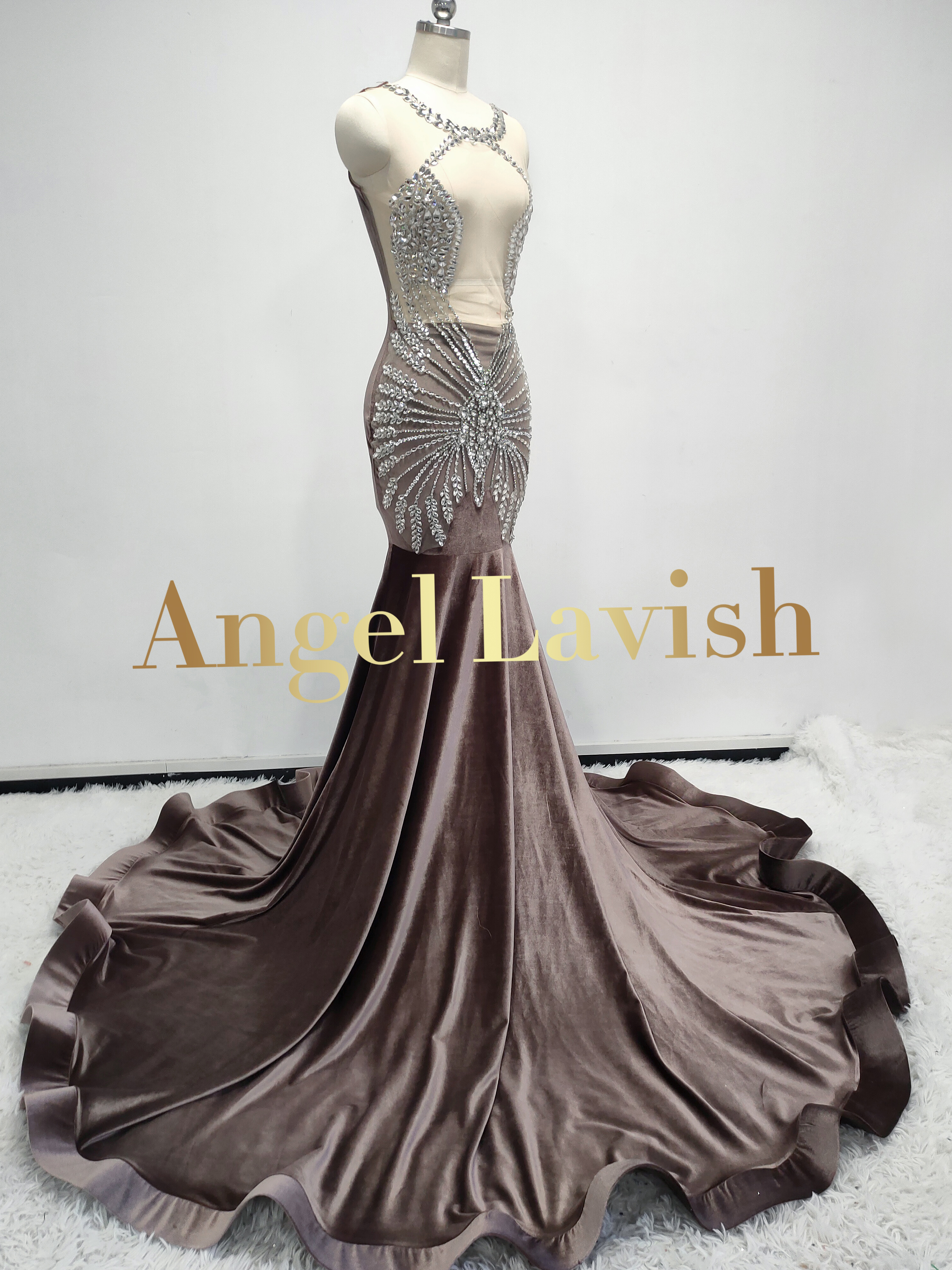 Light Coffee Gowns TH23053009