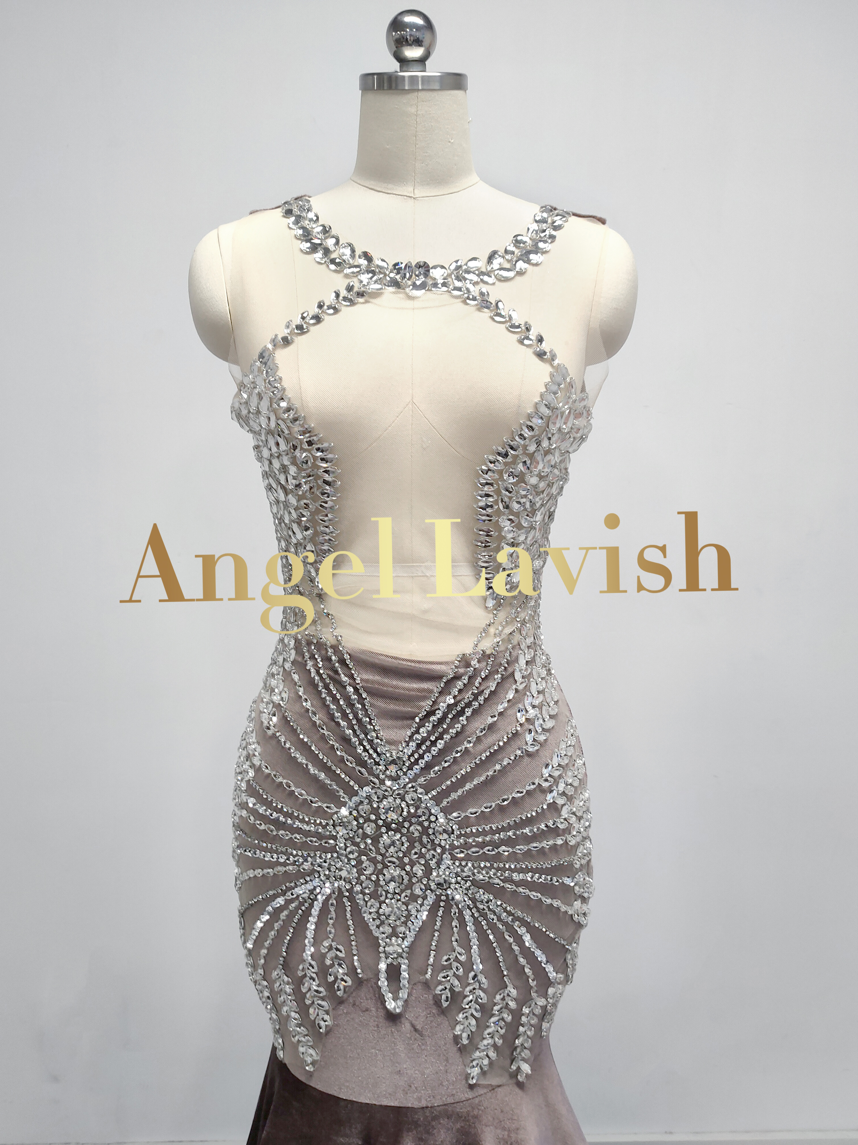 Light Coffee Gowns TH23053009