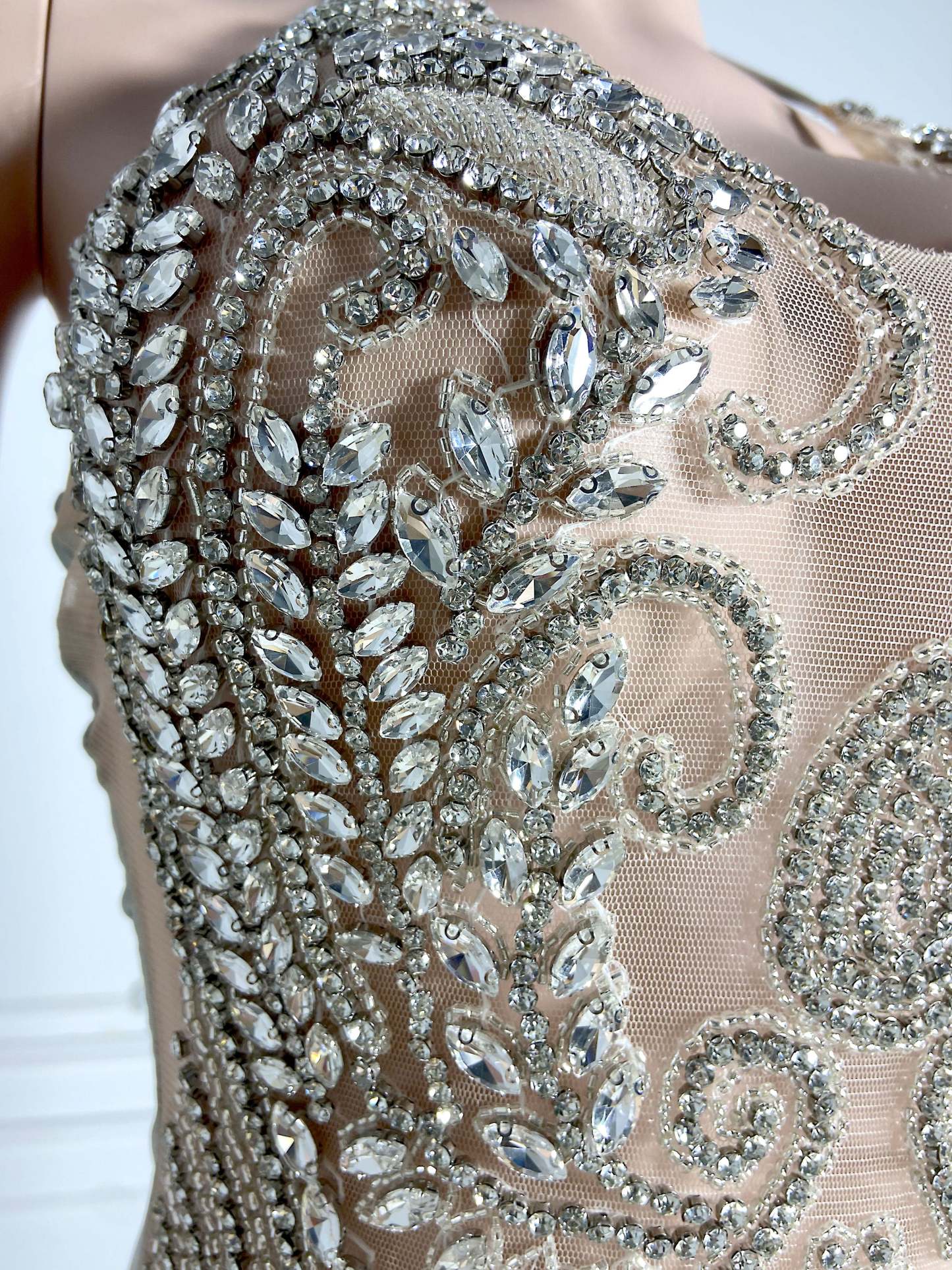 Lustrous Backless Mini Dress