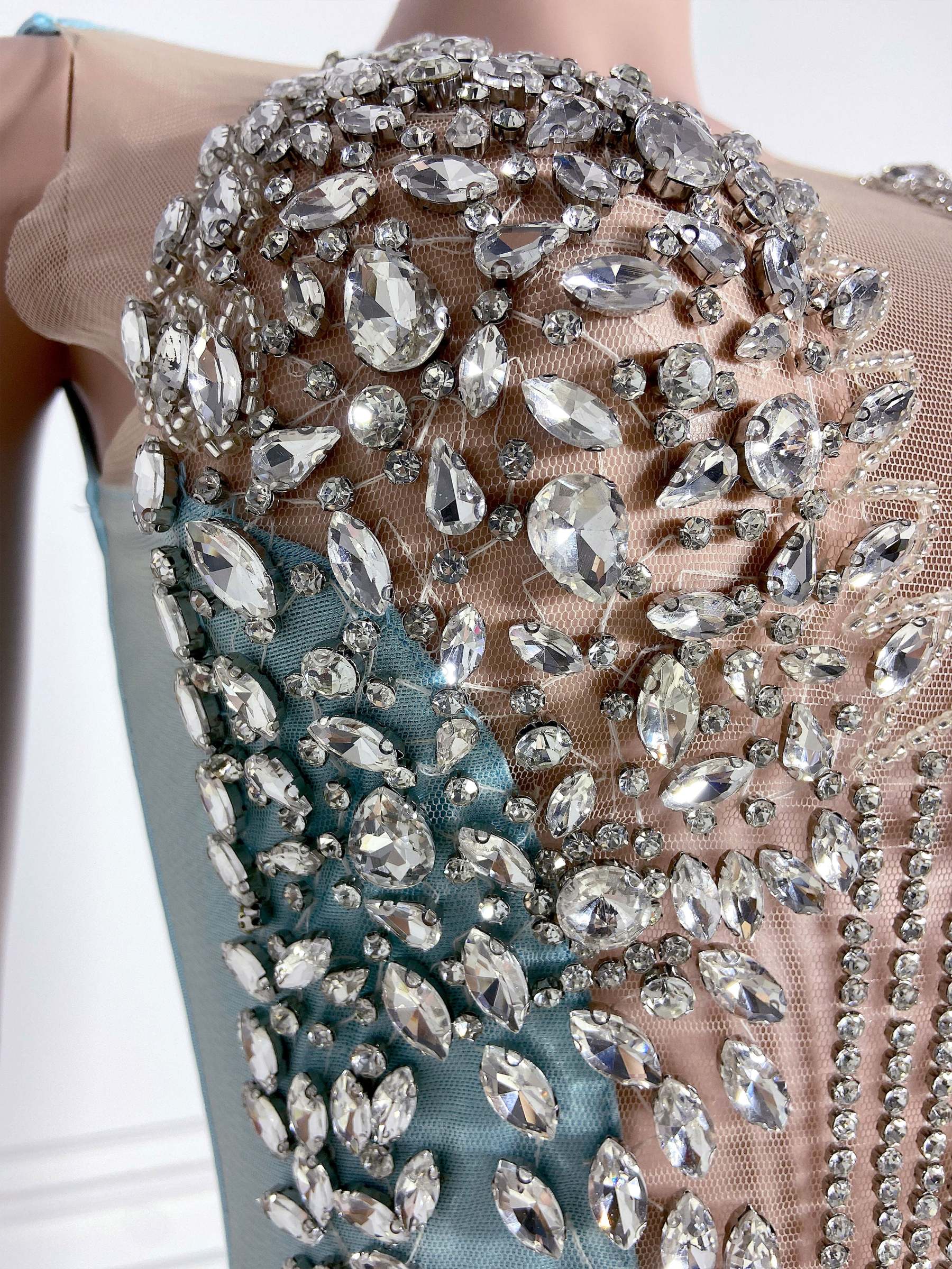 Silver Multistone Dress